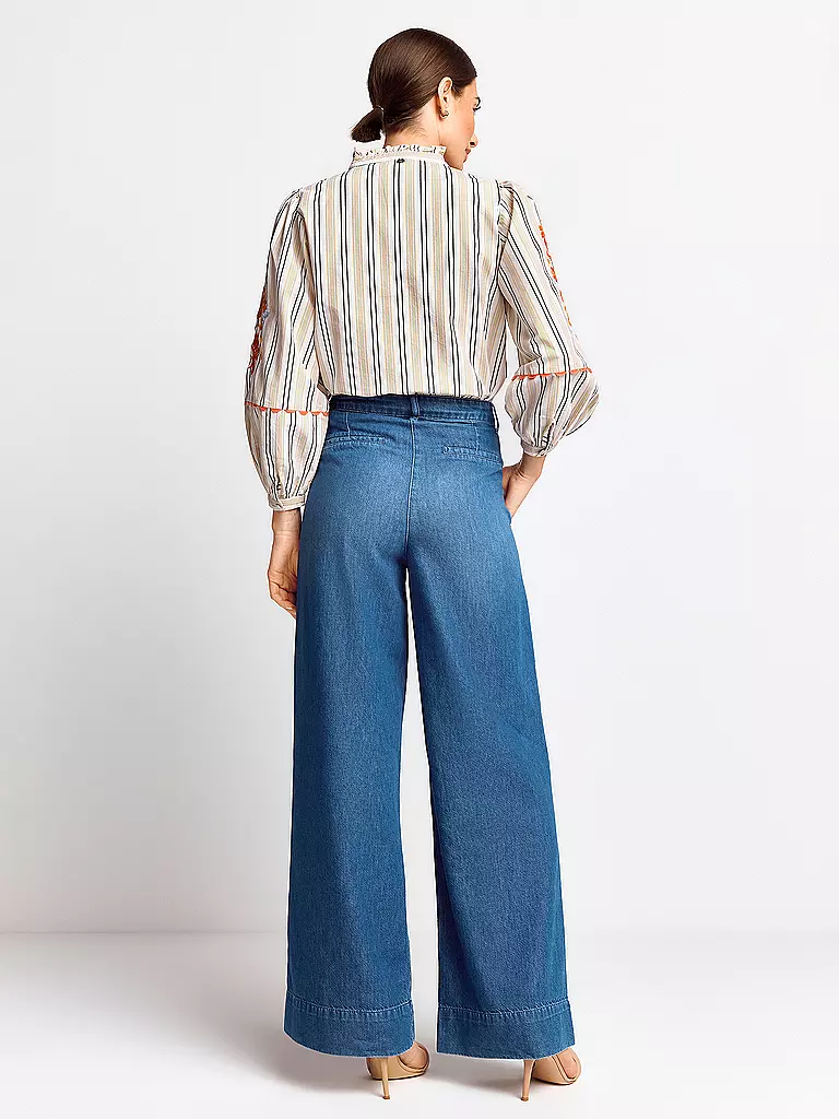 RICHROYAL | Jeans Wide Leg  | Blau