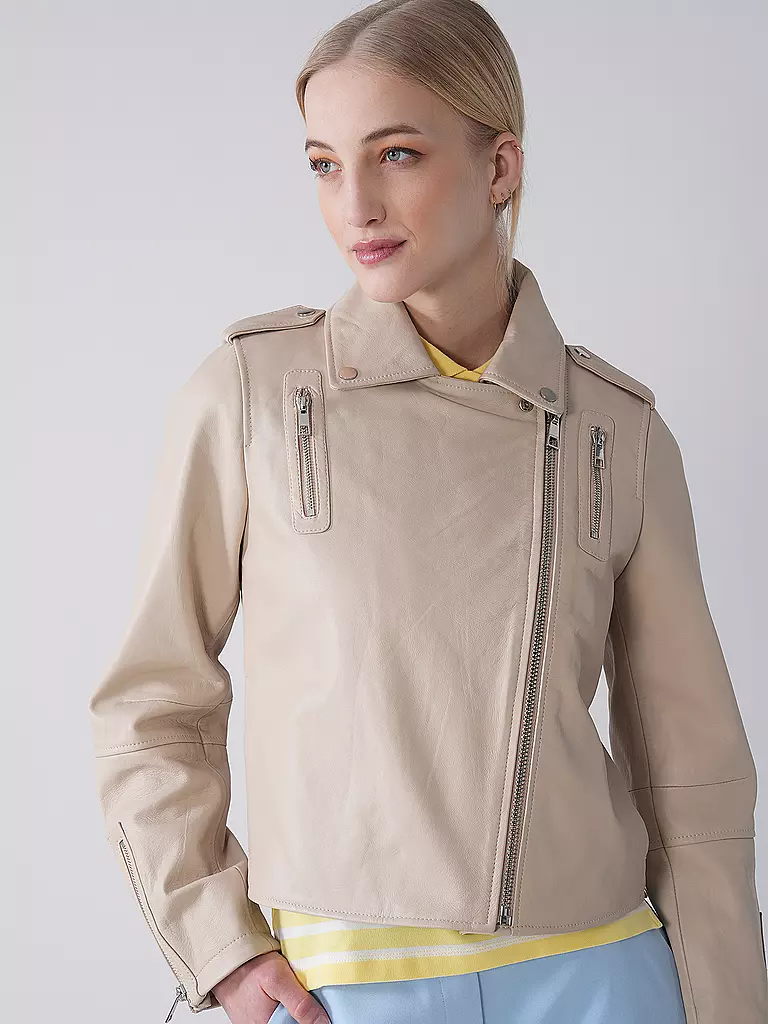 RICHROYAL | Lederjacke | Beige