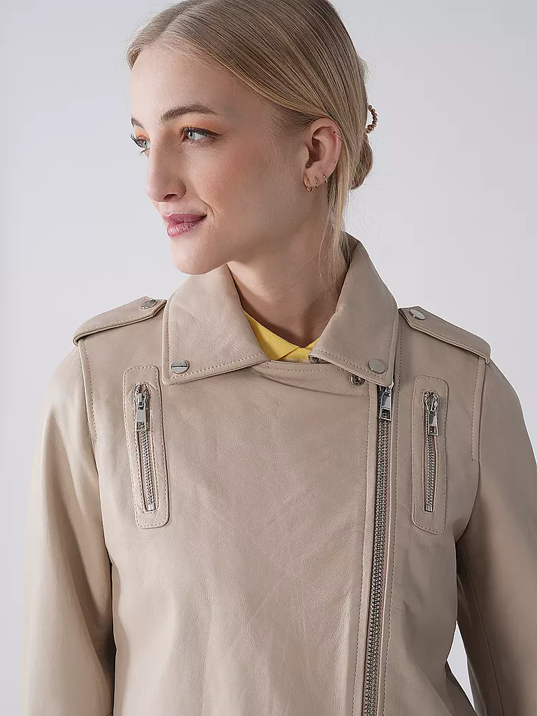 RICHROYAL | Lederjacke | Beige