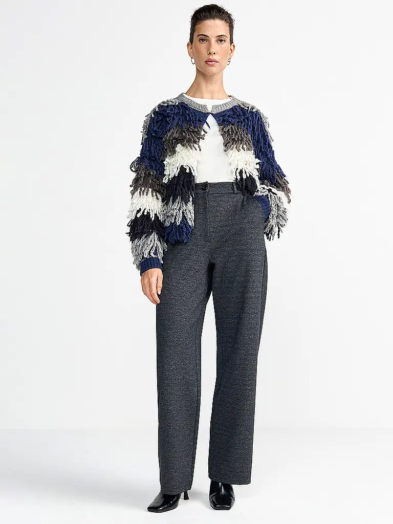 RICHROYAL | Marlenehose  | Dunkelblau