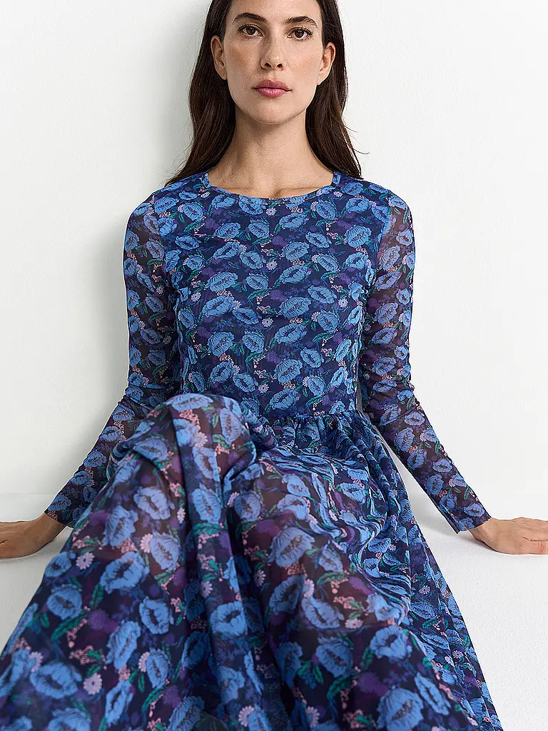 RICHROYAL | Midikleid  | Dunkelblau