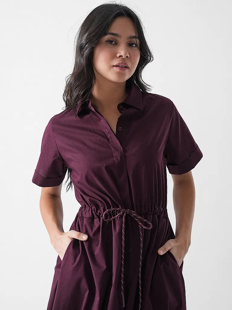 RICHROYAL | Midikleid  | Dunkelrot