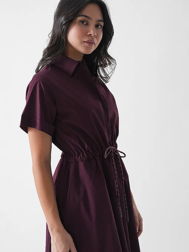 RICHROYAL | Midikleid  | Dunkelrot