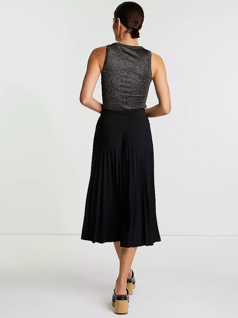 RICHROYAL | Plisseerock | Schwarz