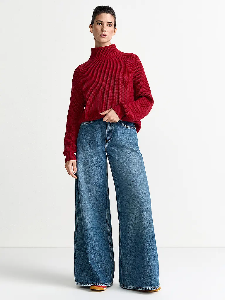 RICHROYAL | Rollkragenpullover  | Rot