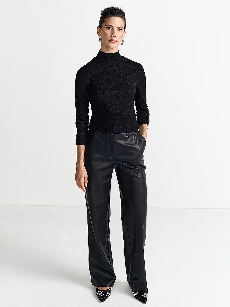 RICHROYAL | Rollkragenpullover  | Schwarz