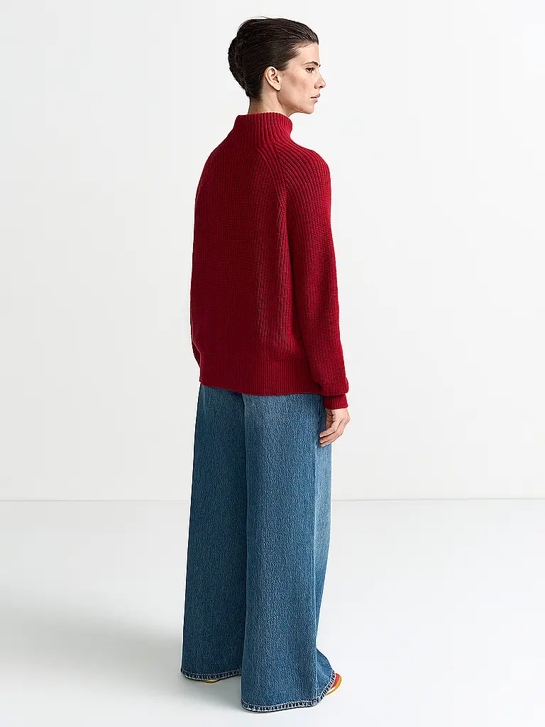 RICHROYAL | Rollkragenpullover  | Rot