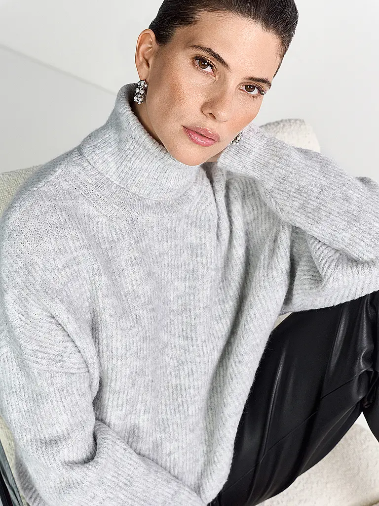 RICHROYAL | Rollkragenpullover  | Grau