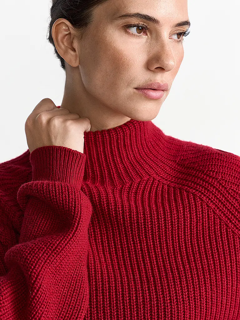 RICHROYAL | Rollkragenpullover  | Rot