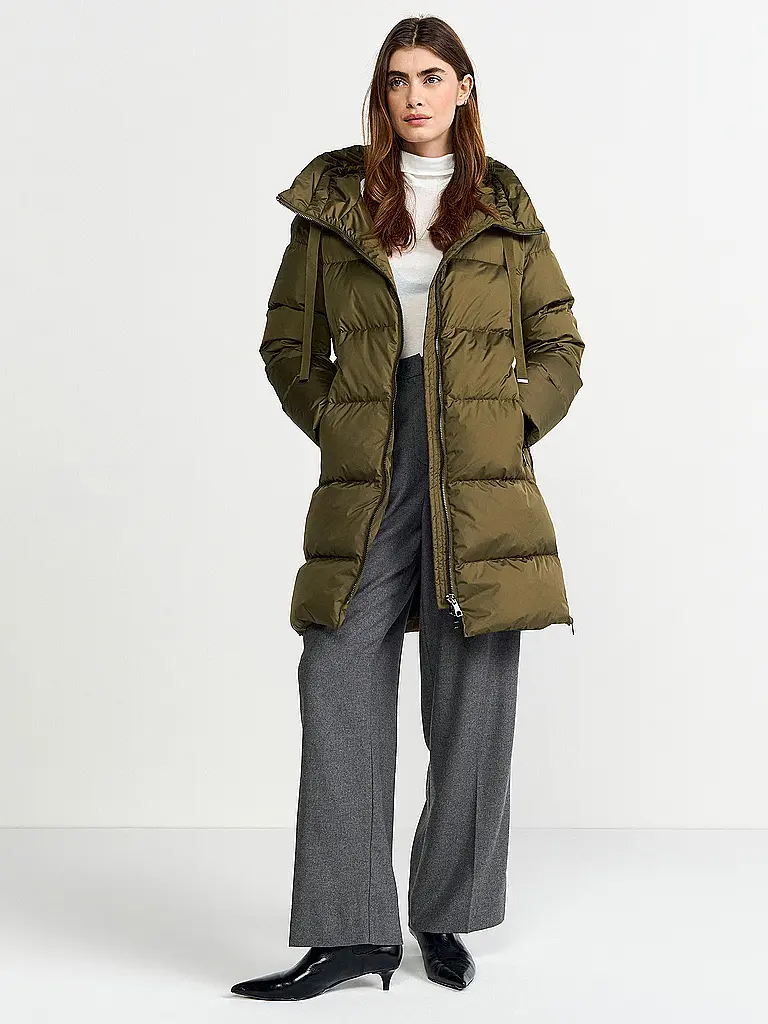 RICHROYAL | Steppmantel | Olive