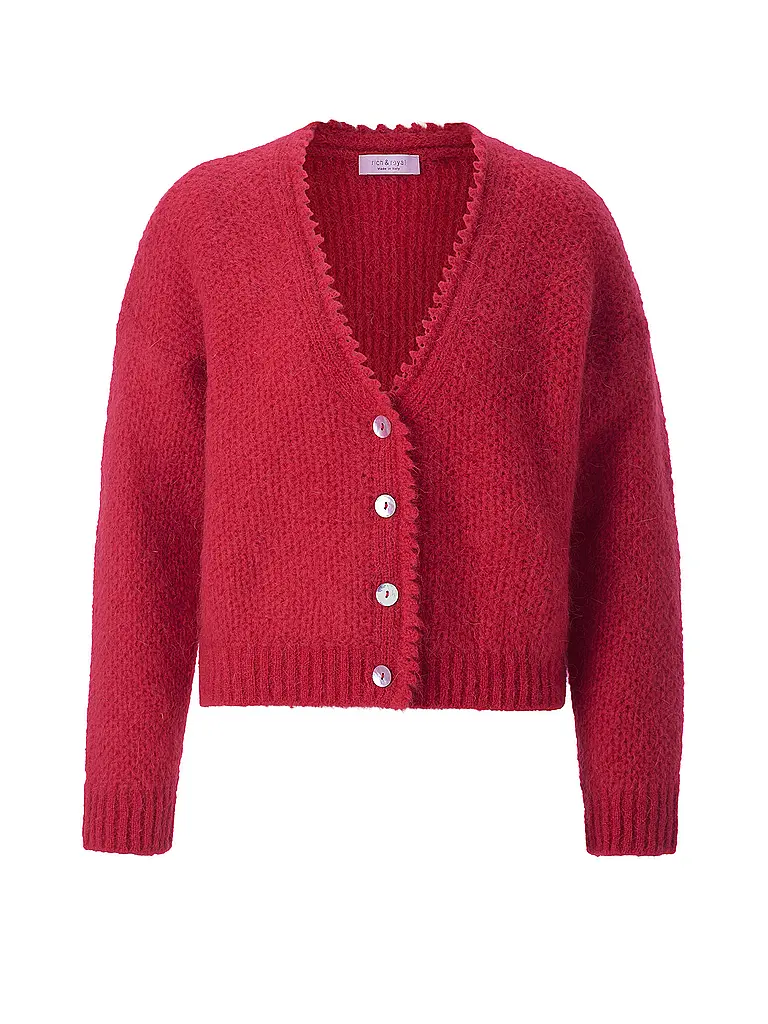 RICHROYAL | Strickjacke | Rot