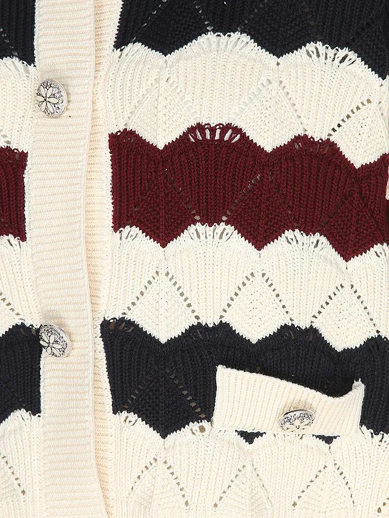 RICHROYAL | Strickjacke | Dunkelrot