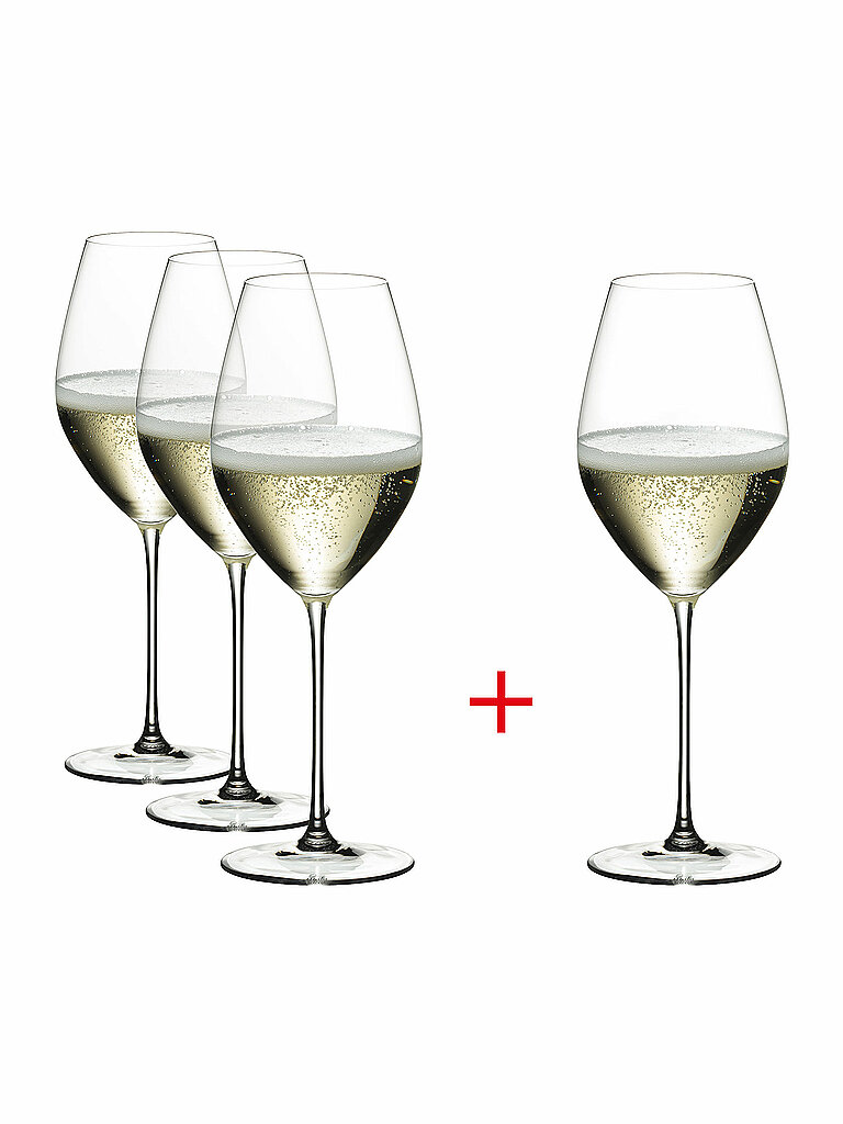 RIEDEL Set di bicchieri da champagne 4 pz. VERITAS trasparente