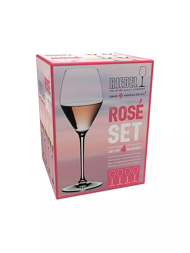 RIEDEL | Barglas Mixing Set Rosé 4-er Set 322ml  | transparent