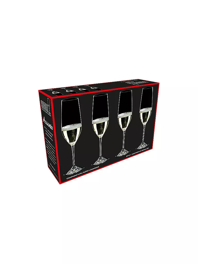 RIEDEL | Champagner Gläser Set 4er Accanto | transparent