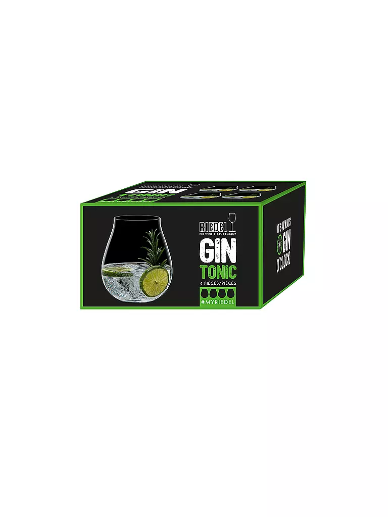 RIEDEL | Gin Tonic Glas 4er Set 762ml | transparent
