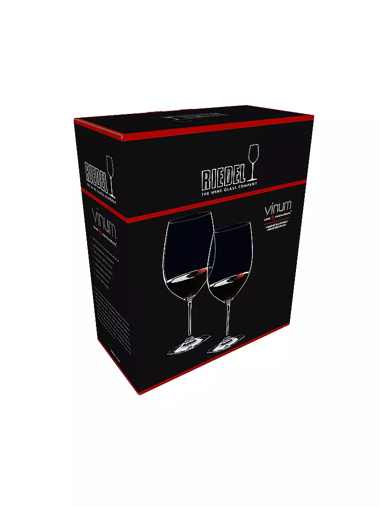 RIEDEL | Rotweinglas 2er Set VINUM Cabernet Sauvignon / Merlot 610ml | transparent