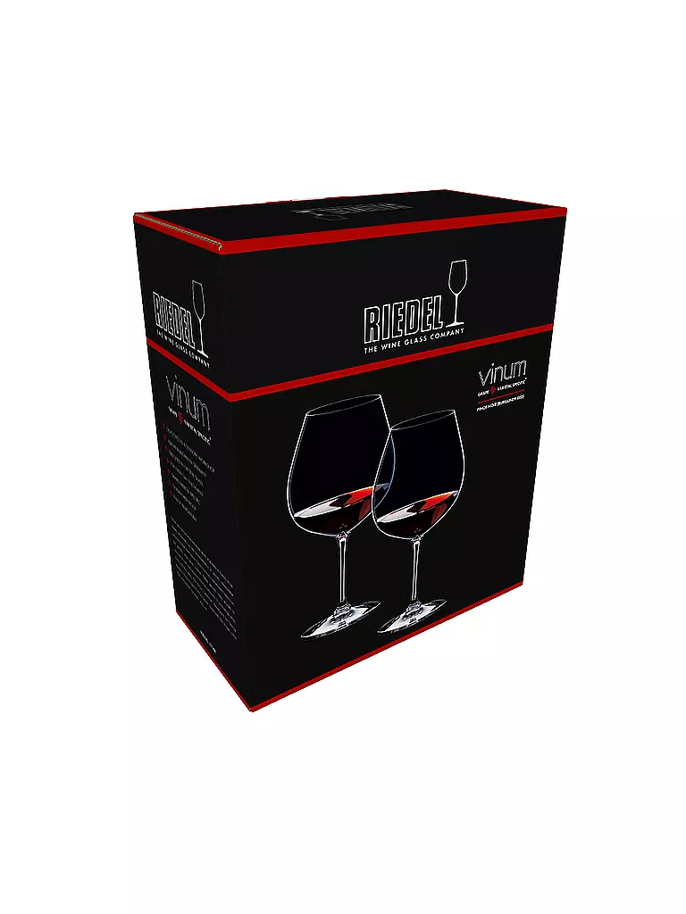 RIEDEL | Rotweinglas 2er Set VINUM Pinot Noir (Roter Burgunder) 700ml | transparent