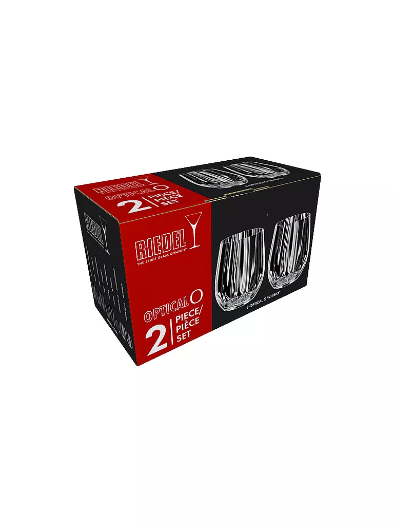 RIEDEL | Whiskeyglas 2er Set Tumbler Collection Optical O 344ml | transparent