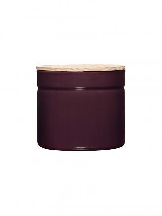 RIESS | Frischhaltedose - Emaille Vorratsdose mit Eschenholz-Deckel "Truehomewear"  12cm 1390ml