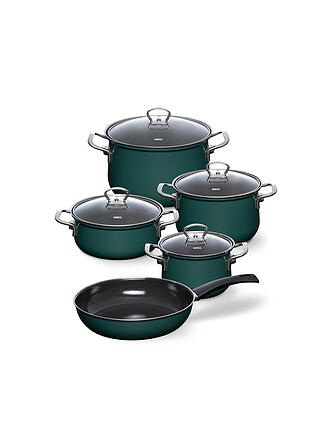 RIESS | Kochgeschirr Set 5-tlg. TEAL Blaugruen