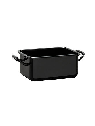 RIESS | Mini Back- und Servierform 15x11x7cm/0,7l Schwarzemaille