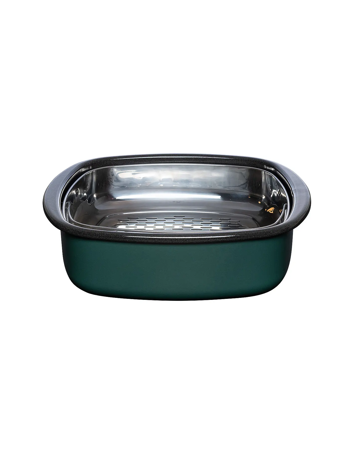 RIESS | Dampfgarer mit Glasdeckel und Gareinsatz 3tlg. TEAL Blaugruen | petrol