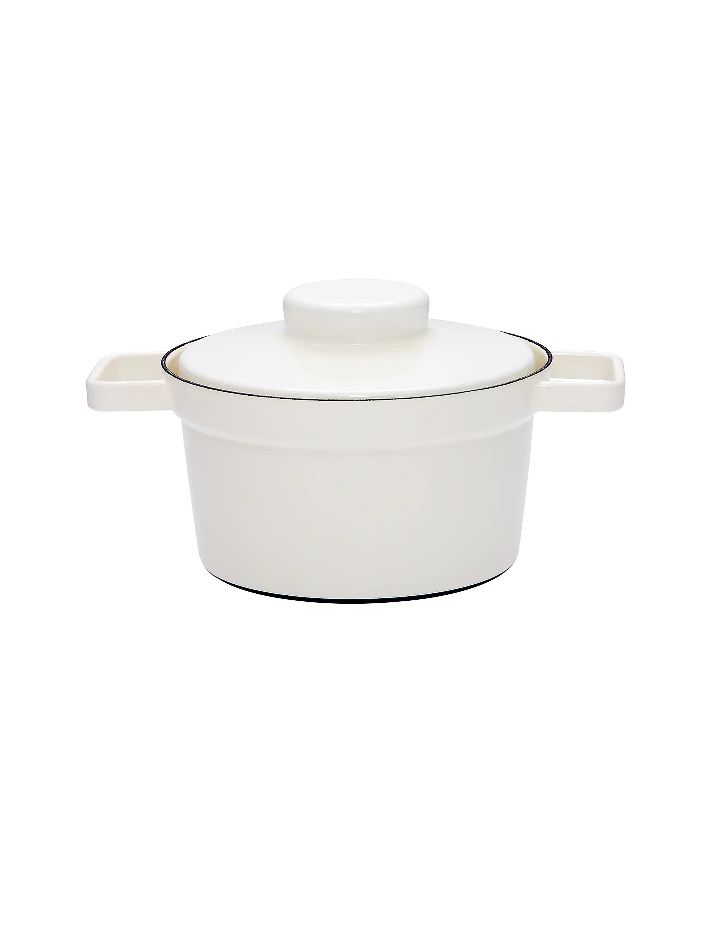 RIESS | Topf mit Deckel Aromapot Truehomeware 20cm / 1,75l Grau | weiss