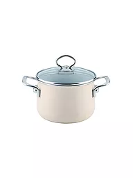 RIESS | Fleischtopf mit Glasdeckel NOUVELLE 16cm/2l Creme | beige