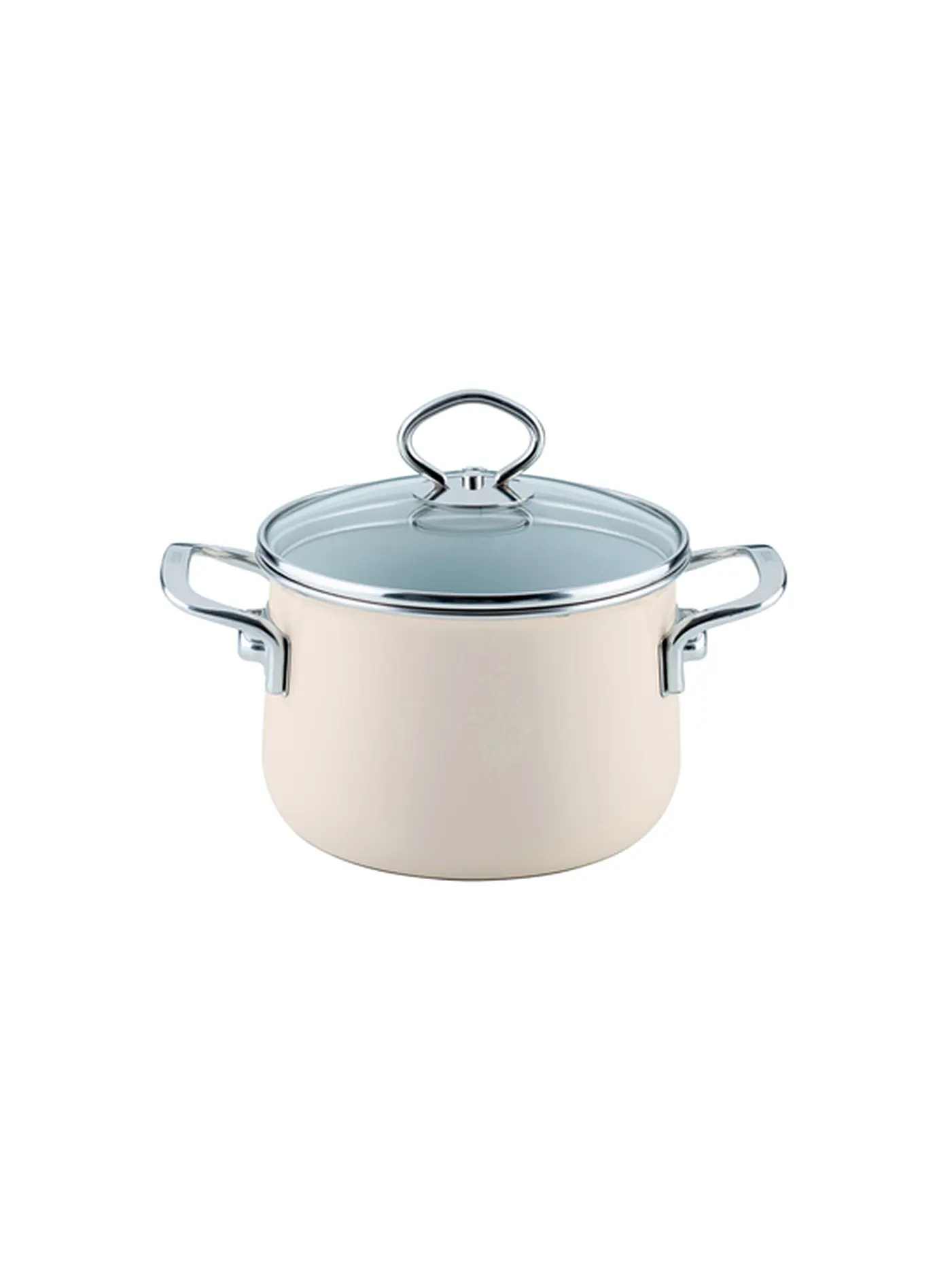 RIESS | Fleischtopf mit Glasdeckel NOUVELLE 24cm/6,5l  Avorio | beige