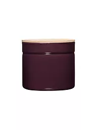 RIESS | Emaille Vorratsdose mit Eschenholz-Deckel "Truehomewear"  12cm 1390ml | lila