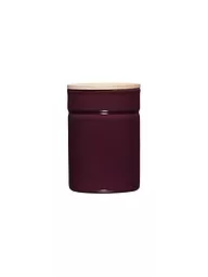 RIESS | Frischhaltedose - Emaille Vorratsdose mit Eschenholz-Deckel "Truehomewear"  12 cm 525ml | lila