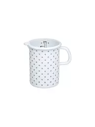 RIESS | Küchenmass 10cm / 1l Pünktchen Grau | weiss