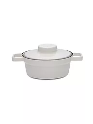 RIESS | Emaille Kasserolle mit Deckel "Aromapot - Truehomeware" 20cm 1,2l | grau