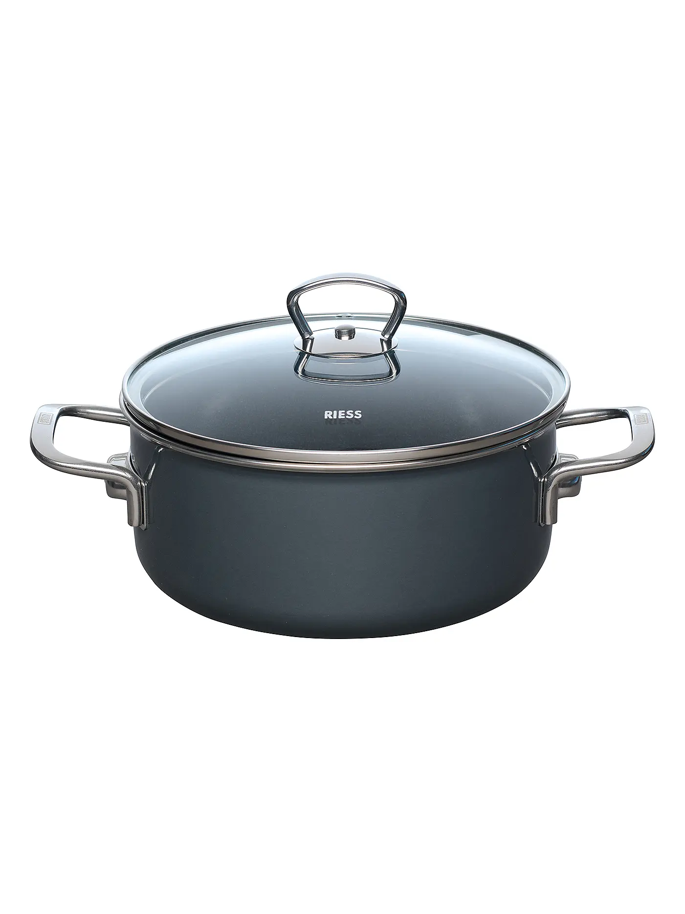 RIESS | Kochtopf 20cm /2l NOUVELLE PUR Dark Grey | grau
