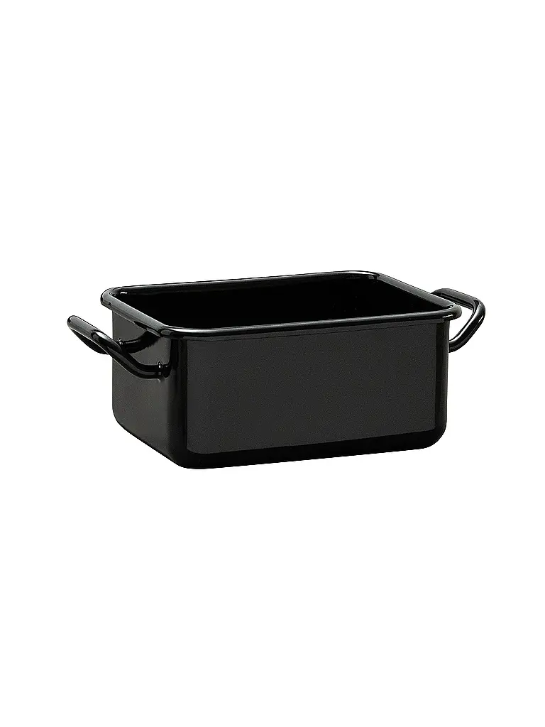 RIESS | Mini Back- und Servierform 15x11x7cm/0,7l Schwarzemaille | 