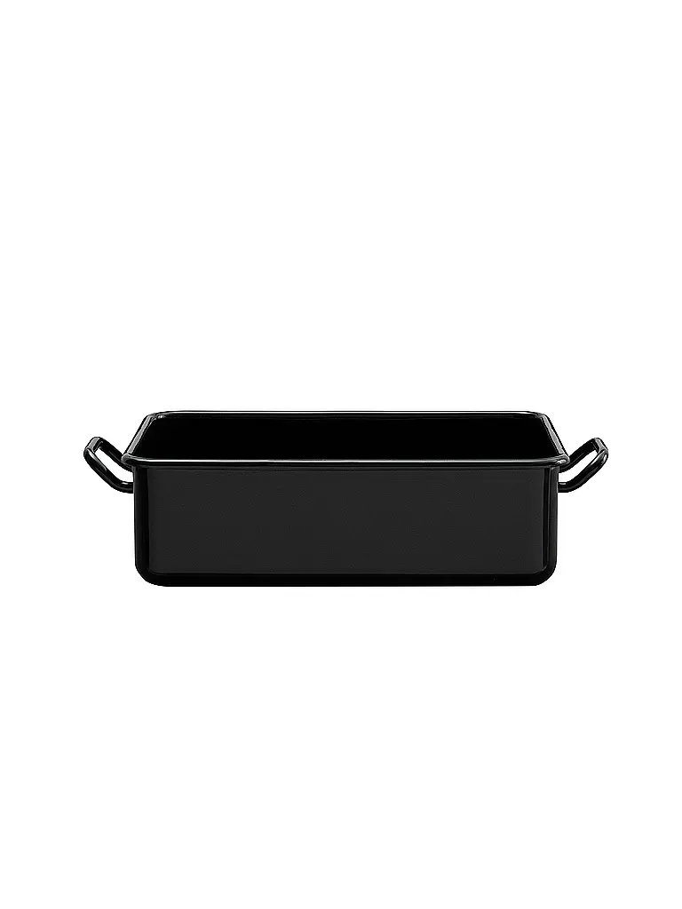 RIESS | Mini Back- und Servierform 23x15x7cm/1,5l Schwarzemaille | schwarz