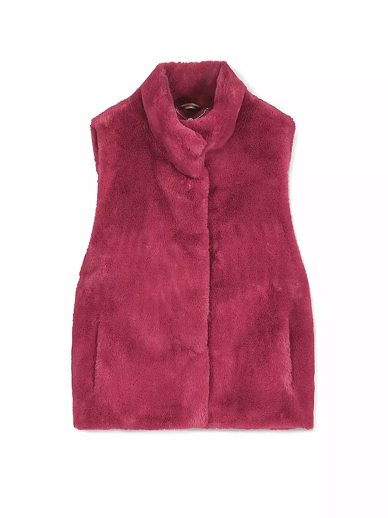 RINO&PELLE | Gilet in Pelzoptik LISON | pink