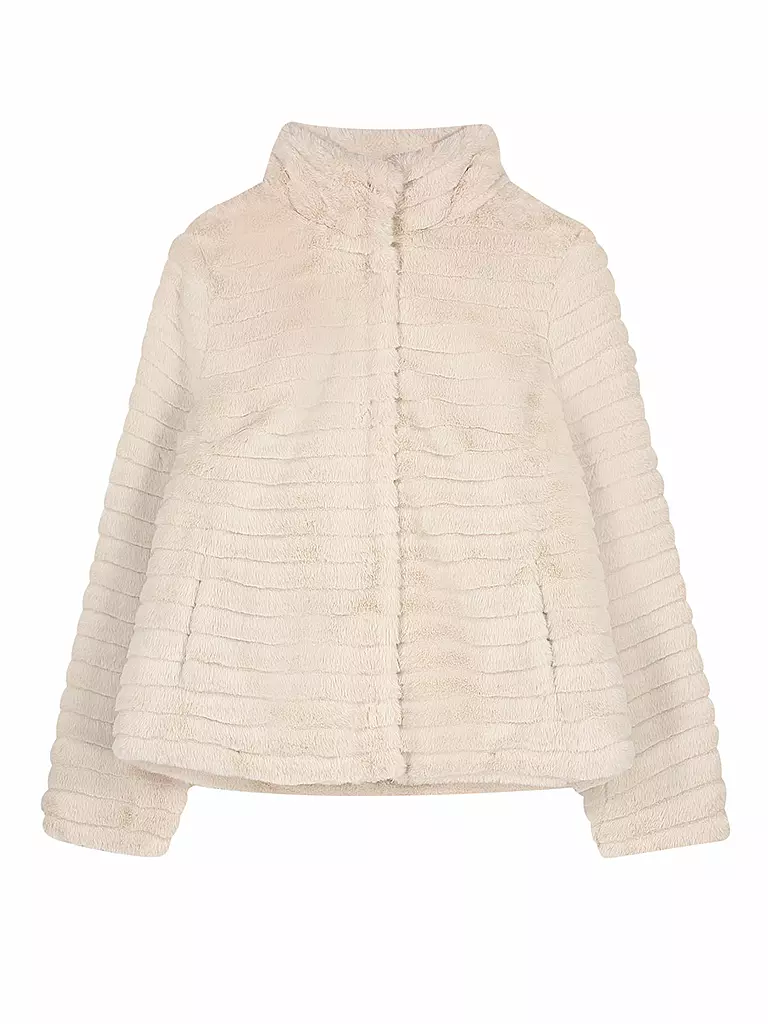 RINO&PELLE | Jacke in Felloptik DAVOR | creme