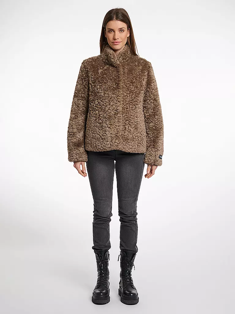 RINO&PELLE | Jacke in Felloptik KION | camel
