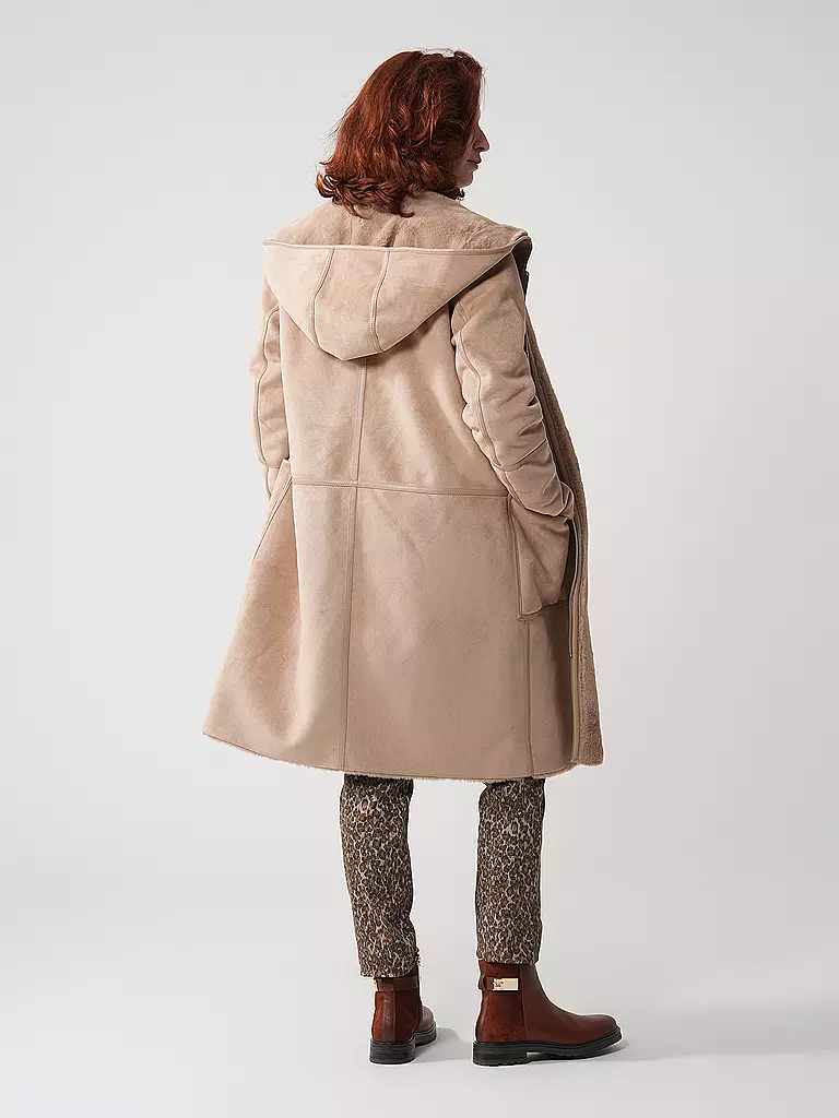 RINO&PELLE | Jacke in Felloptik | beige