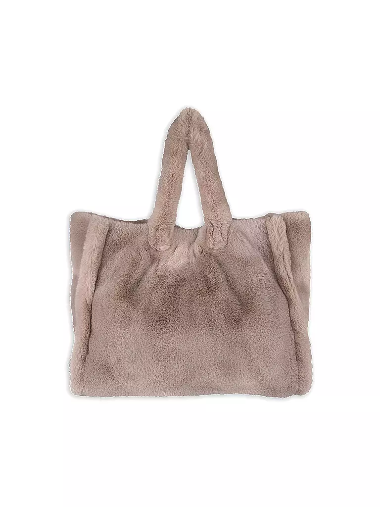 RINO&PELLE | Tasche - Shopper in Felloptik | grau