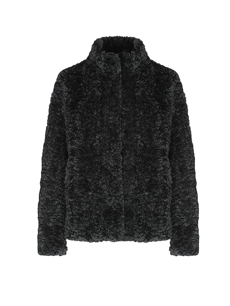 RINO&PELLE Jacke in Felloptik KION schwarz | 46