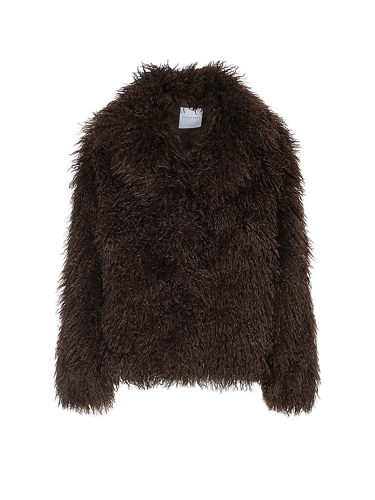 RINO&PELLE Jacke in Felloptik LIAS braun | 34