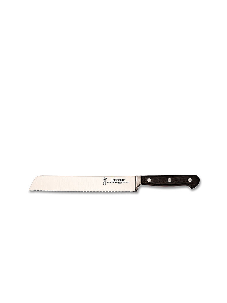 RITTER Couteau à pain 20cm Classic OAK Chêne fumé marron