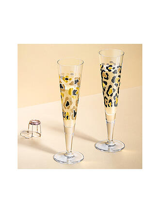 RITZENHOFF | Champagnerglas Goldnacht Champus 2er Set Duett Leo Gold