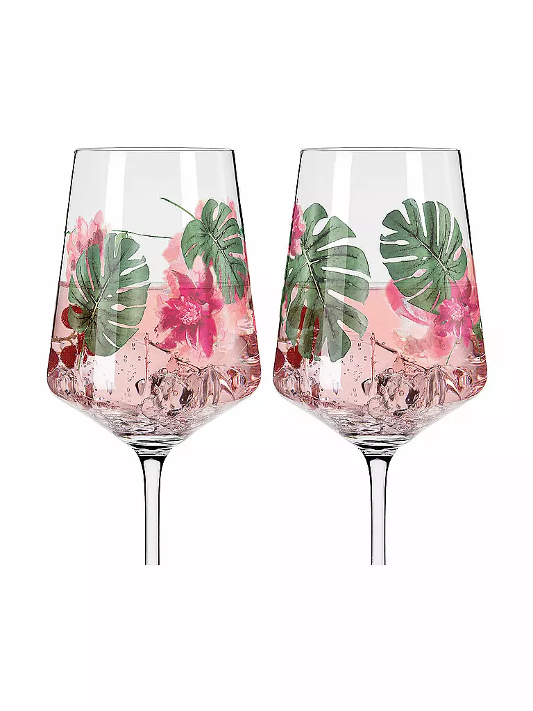 RITZENHOFF | Aperitifglas 2er Set Sommersonett  Ramona Rosenkranz 2022 | rosa