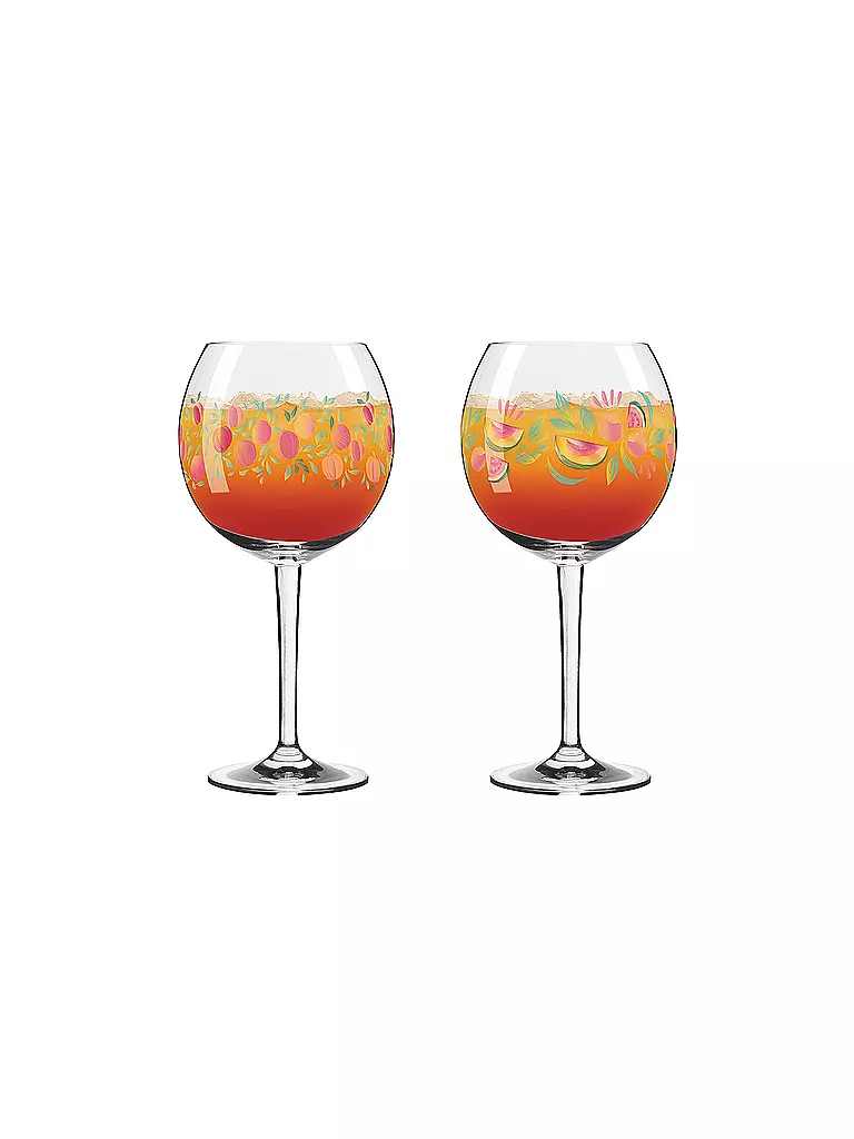 RITZENHOFF | Aperitifglas 2er Set SUMMER BREEZE F25 Orange | orange