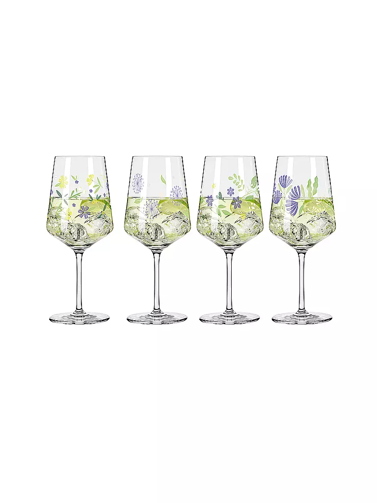 RITZENHOFF | Aperitifglas 4er Set SOMMERTAU HUGO F25 Gruen | hellgrün