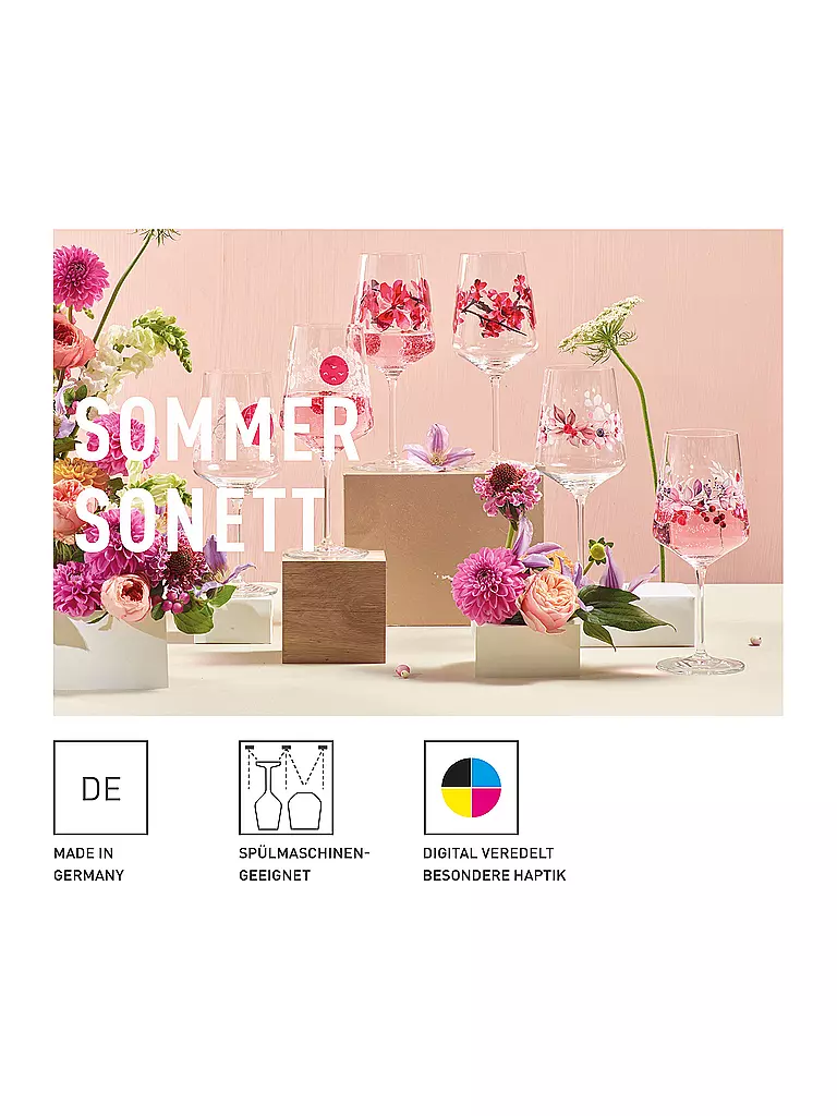 RITZENHOFF | Aperitifglas Set 2er SOMMERSONETT Sprizz | rosa